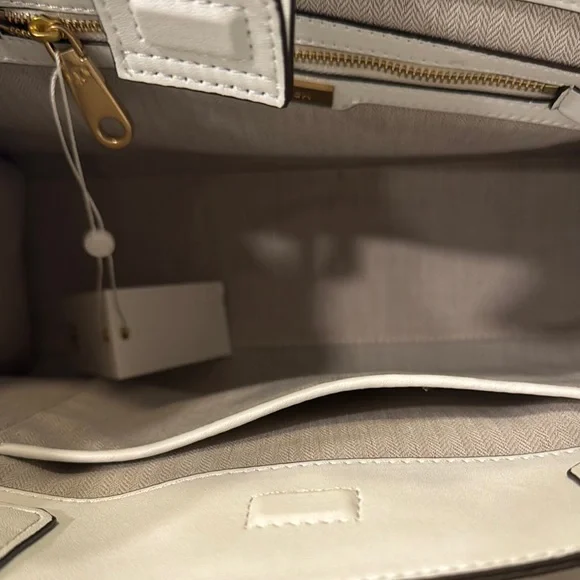 Tory Burch Ella Jacquard Embroidered Quadrant Tote - Picture 3 of 14